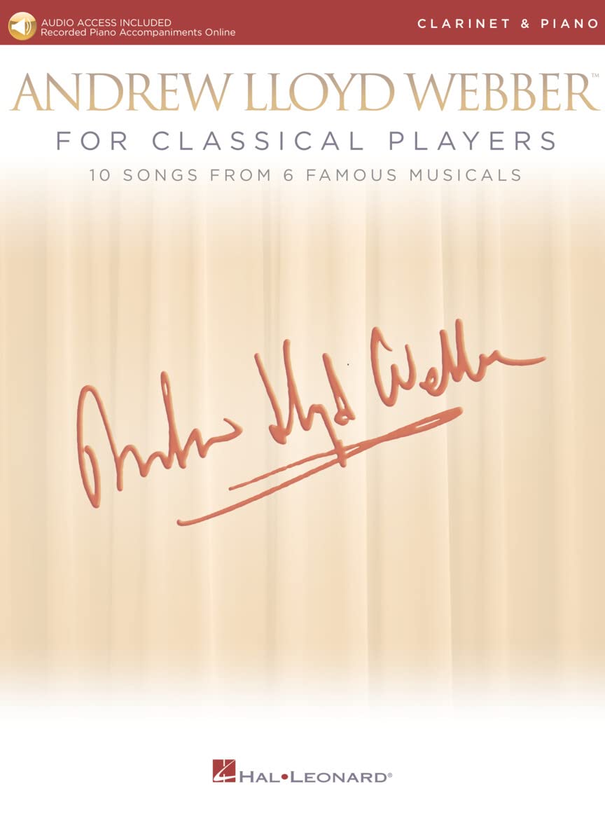 Andrew Lloyd Webber for Classical Players 10 Songs from 6 Musicals