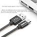 Amicool USB Type C Cable to USB 3.0 Cable Nylon Braided Sync Cord Combination (2-Pack 6ft/3ft) for Samsung Galaxy S8/S8 Plus, Nexus 6P/5X, Pixel XL, LG G5/V20,Apple Macbook and More (Black)