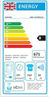 Hoover H-DRY 350 Freestanding Condenser Tumble Dryer 10 Kg Wi-Fi Bluetooth view 9