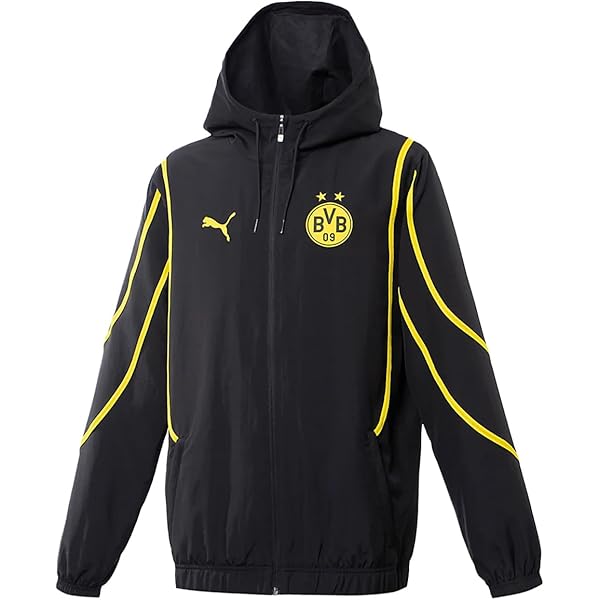 Amazon.com: PUMA Borussia Dortmund Pre-Match Woven Jacket 2024 (US
