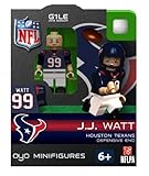 J.J. Watt NFL Oyo Mini Figure Lego Compatible Houston Texans
