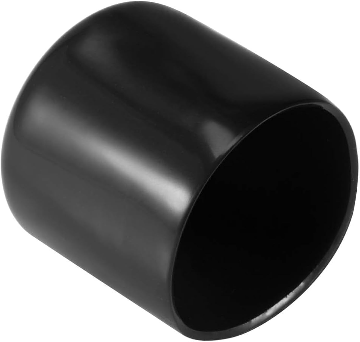 Boxonly 8pcs Rubber End Caps 45mm ID Vinyl Round End Cap Cover Screw Thread Protector Vinyl Bolt Screw Cover Caps Rubber Screw Caps Rubber Bolt Covers Caps