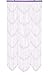 ShopWildThings Beaded Curtain Raindrops Purple Acrylic