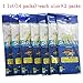 DAOUD 12 Packs Shrimp Fishing Rig Saltwater/Freshwater Bait Rigs Soft Lure Silicone Luminous Glitter Glow in The Dark Artificial Baits