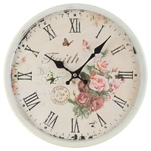 Decoración Para El Hogar Estilo Vintage Shabby Chic Reloj Antiguo De