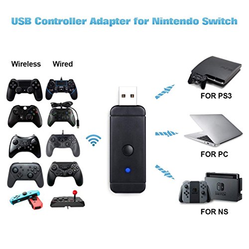 Ps3 Ps4 To Switch Controller Adapter JAMSWALL Wireless Controller