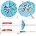 100pcs Disposable Drinking Straws, YGDZ 50pcs Plastic Umbrella Drinking Straws & 50pcs Fruit Drinking Straws for Luau Hawaiian Birthday Party