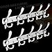Wall Mount Coat Hook,oobest 2 Pack 15 Hooks Chrome Finish Coat Robe Hat Clothes Wall Mount Hook Hanger Towel Rack