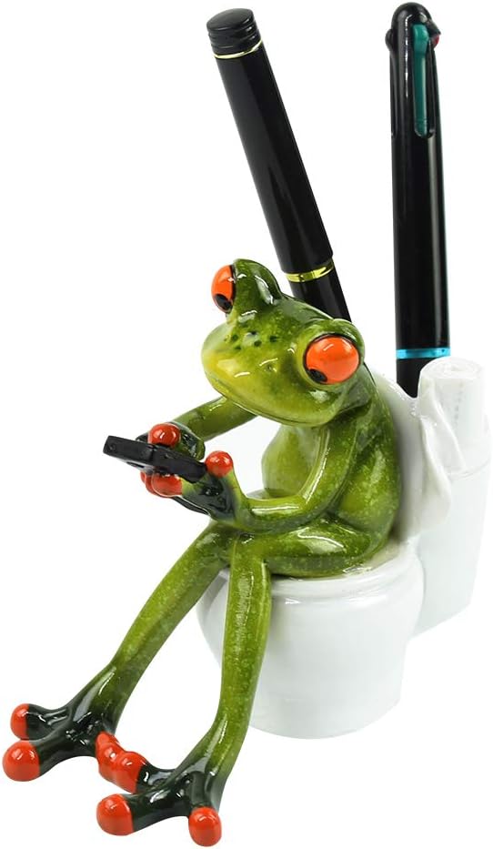 Bathing Decor 3d Creative Decorations Moral Integrity Green Frogs