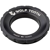 Wolf Tooth Centerlock Rotor Lockring Black | Wolf Tooth CenterLock Rotor Lockring - 7075 Aluminum, Black, USA Made