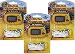 (3 Pack) Zoo Med Digital Terrarium Thermometers