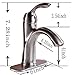 BWE Single Handle Brass Bathroom Faucet Brushed Nickel Basin Mixer Tap