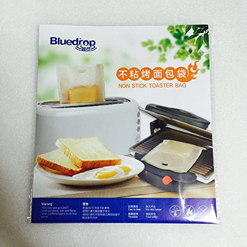 Bluedrop Toaster Bags Reusable Sandwich Bags For Grill Cheese Bread