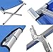 United Family Shop Outdoor Folding Camping Cot – Military Portable Bed – Sleeping Hammock – Carring Bag – 600D XL – Army Hiking Medical – Blue – Bonus Yoga E-Bookthumb 4