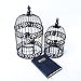 PET SHOW 7″ Cute Small Mini Round Birdcages Metal Wall Hanging Bird Cage Wedding Gift Card Holder Party Decoration Black Pack of 1thumb 4