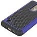 LG K7 Case, LG Tribute 5 Case, LG Treasure Cover Accessories - OEAGO Shock-Absorption Dual Layer Defender Protective Case Cover For LG K7 / LG Tribute 5 / LG Treasure - Blue