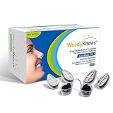WoodyKnows 3 in 1 Nasal Filters for Allergy Relief, Combine Ultra Breathable, Super Defense and Gas & Pollutant Reducing Nasal Screen (Slotted Nostrils S(3 Frames))