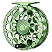 Piscifun Crest Fully Sealed Drag Large Arbor Fly Fishing Reel Saltwater CNC-machined Aluminum Alloy Fly Reel 5/6, 7/8, 9/10 (Green,Black)