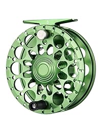 Piscifun escudo ligera totalmente sellada arrastre lureflash   Carrete de pesca agua salada carrete de pesca con mosca de aleación de aluminio CNC 5 6, 7 8, 9 10 (verde, negro)