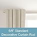 Kenney Chelsea Ball End Window Curtain Rod, Adjustable Curtain Rod for Windows 28 to 48 Inches, Extendable Curtain Rod Set, Soft Brass Gold