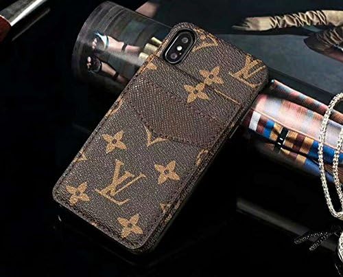 XKTYAZR iPhone 7/8 Case-New Classic Luxury PU Leather Cash Card Slot Wallet Cell Shell Cover Case Compatible with Apple iPhone 7/8(iPhone 7/8,Brown)