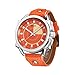 Women's Analog Wrist Watch, Aposon Stylish Dress Casual Quartz Watch Unique Lady Wristwatch with PU Leather Band Luminous Hands Water Resistant - Orange