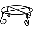 Achla Designs Piazza Flower Pot Plant Stand, Small,Black