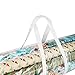Wrapping Paper Storage Bags - Set of 2 Clear Totes with Handles for Organizing 30-Inch Rolls of Holiday, Birthday, and Christmas Wrap by Elf Stor