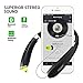 Bluetooth Headset, GRDE Wireless Bluetooth 4.1 Headphones with Retractable in-Ear Earbuds Noise Cancelling Stereo Earphones with Microphone Compatible for Samsung Cell Phones