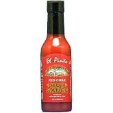 El Pinto Red Chile Hot Sauce, 5 Oz Bottle | Hatch Chile Hot Sauce, Gluten-Free, Non-GMO, Made in the USA, Great for Tacos, Eggs, Burgers &amp; Wings