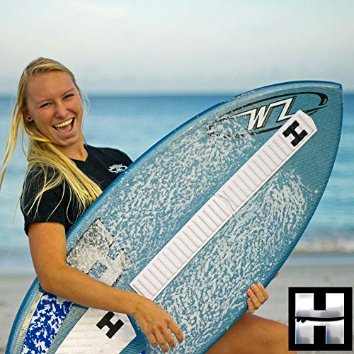 Hammer Traction Skim Kit - Rasta - Tail Stomp Pad Plus Arch Bar for Skimboards Combo - Made in The USA