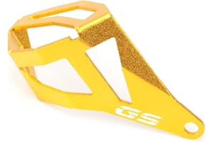 Modeer For BMW R1200GS LC R1250GS Adventure Motorcycle Accessories Rear Brake Fluid Pump Reservoir Guard Cover Protect R 1200 1250 GS ADV R1200 R1250 HP R1200GSA R1250GSA HP1250 (gold-GS)