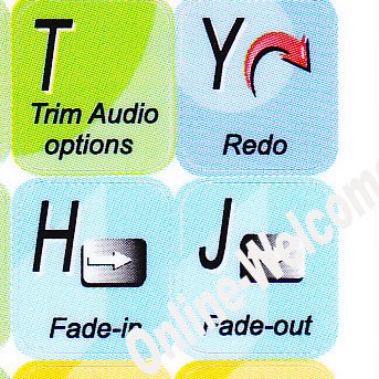 CyberLink POWER DIRECTOR 8 keyboard sticker