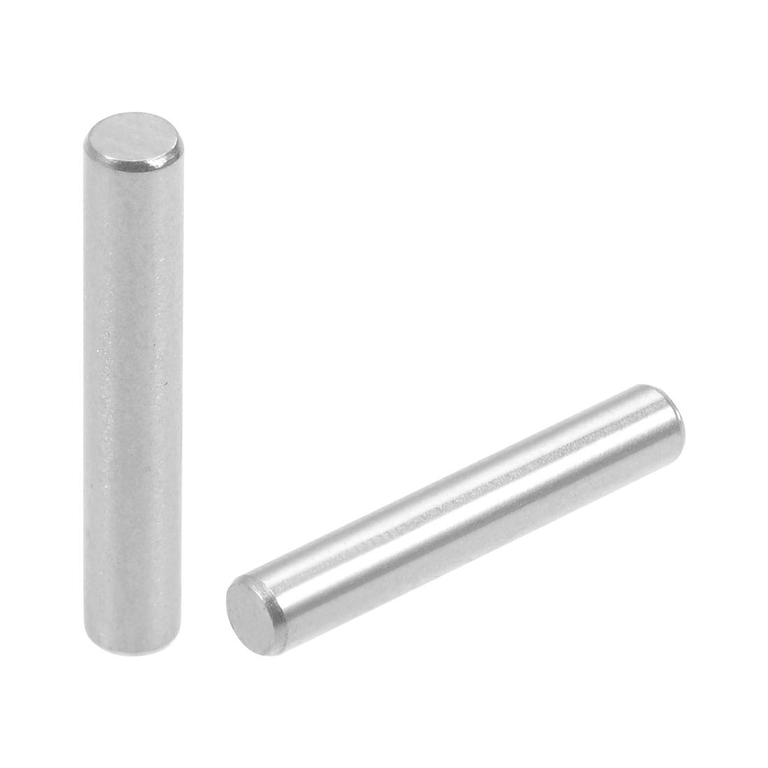 sourcing map 50Pcs 3mm x 18mm Dowel Pin 304 Stainless Steel Shelf Pegs Support Shelves Silver Tone