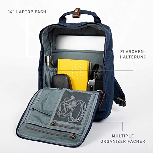 doughnut macaroon backpack mustard