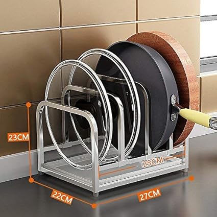 HEYJIE Estante de Cocina de Acero Inoxidable para Almacenamiento de