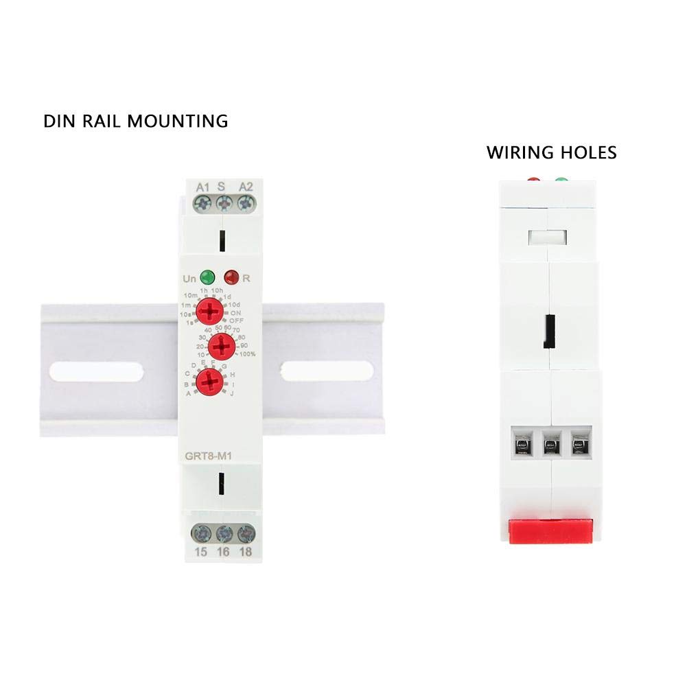 Delay Timer Relay Heating Element Control,Motor,Fan Control GRT8M1 AC