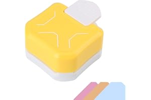 HAUSTGO 3 in 1 Diagonal Corner Punch, 3 Way Corner Paper Punch for Paper Crafts, Journals, Greeting Cards, Postcards, DIY Pro