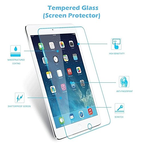 OmniRepairs Touch Screen Digitizer Glass OEM Assembly with Home Button IC Chip Compatible for iPad Mini 1st and 2nd Generation Model with Adhesive Tape, Screen Protector and Repair Toolkit (White)