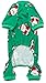 Holiday Santa Claus Dog Christmas Pajamas, Xmas Cotton Pet Jumpshit Shirt Christmas Dog Pajamas for Medium Dogs, Back Length 20