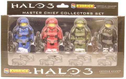 Halo 3 - Master Chief Kubrick 4-pack with Chase Black Master Chief by Bungie