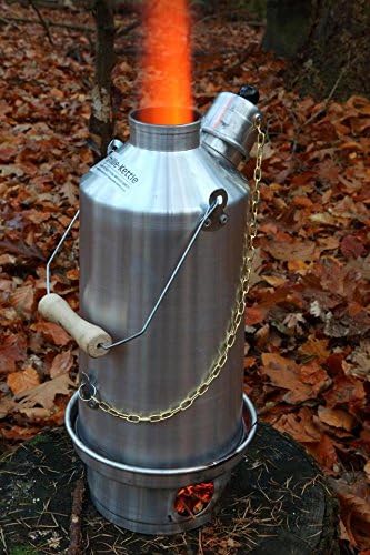 Silver Anodised Aluminium Ghillie Camping Kettles (Adventurer 1.5L Kettle + Cook Kit)