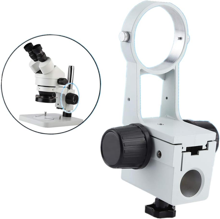 Microscope Focused Bracket Stand,Stereo Microscope Bracket Diameter 76mm Focusing Bracket
