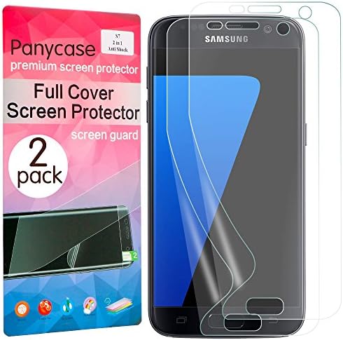 Galaxy S7 Screen Protector,Panycase [Full Coverage][Bubble-Free][Anti-Scratch] HD Clear Screen Protector for Galaxy S7