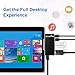 Surface Go Docking Station, USB C HDMI Adapter for Surface Go, Rocketek 6-in-1 USB C Hub Adapter Dongle with 4K USB C to HDMI, 2 USB 3.0 Ports, USB C 60W Power Delivery, 2 USB C Ports(Surface Go Hub)