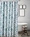 Barefoot Bungalow Cruz Coastal Seashell Shower Curtain, 72x72 inches, White