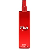 FILA RED for Men - Classic, Intense, Long Lasting Men's Fragrance For Day And Night Wear - Notes Of Bergamot, Lemon, Lime, Ja