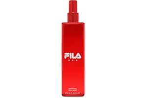 FILA RED for Men - Classic, Intense, Long Lasting Men's Fragrance For Day And Night Wear - Notes Of Bergamot, Lemon, Lime, Ja