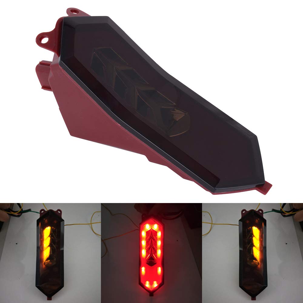AnXin Motorcycle Rear Tail Light Integrated LED Brake