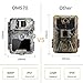 OUDMON Trail Game Camera, 1080P Hunting Cam for Wildlife with Night Vision Motion Activated and No Glow IR LEDs, Waterproof IP67